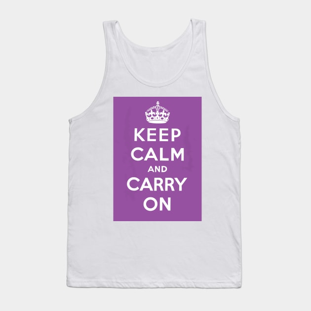 Keep Calm and Carry On Tank Top by nickemporium1